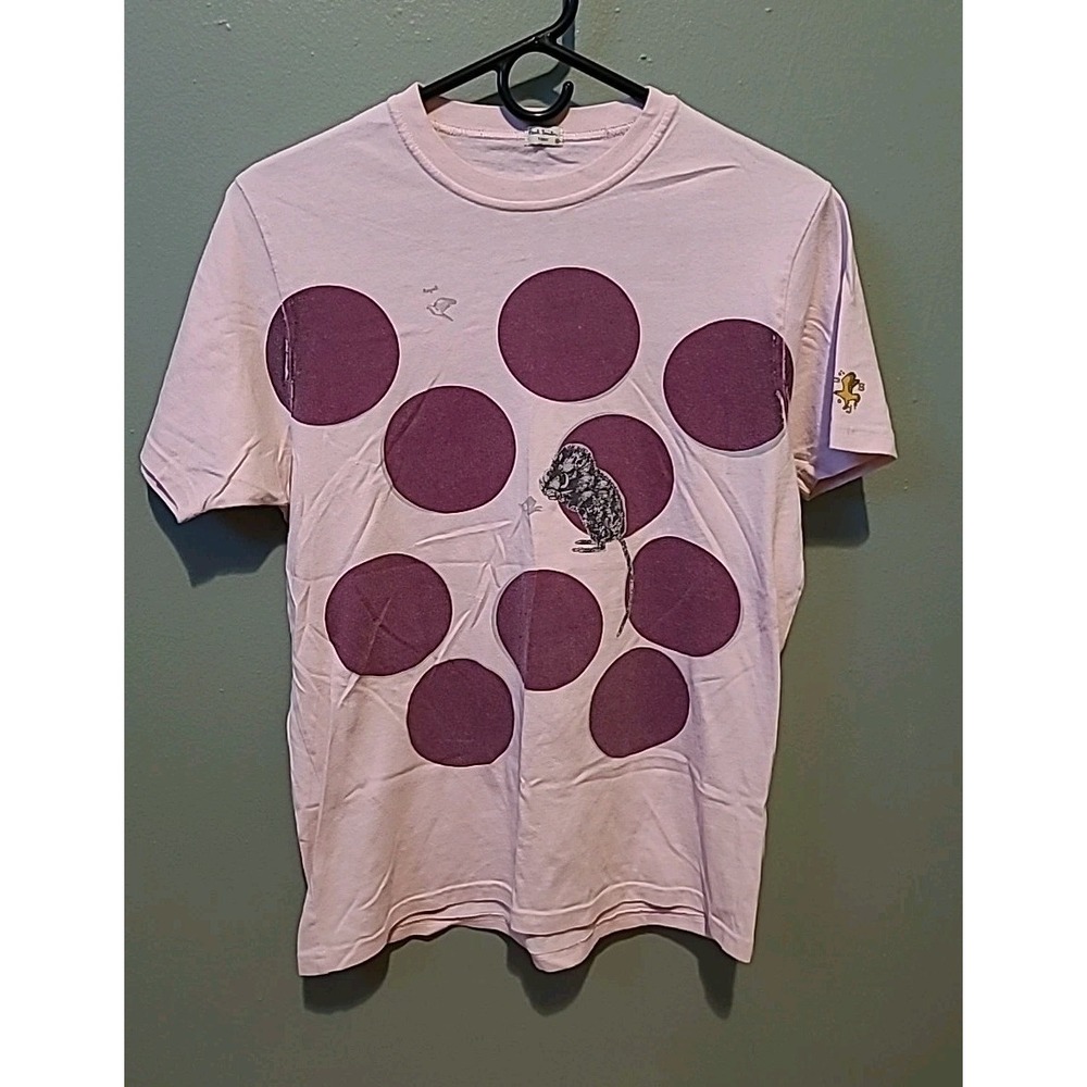 Vintage Paul Smith Pink Tshirt With Circles‎ Womens XL